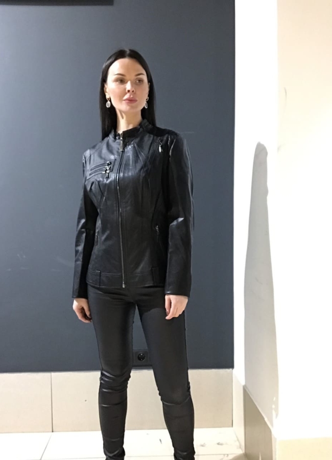 Куртка из эко кожи  модель № 7997 в кредит