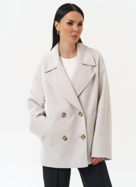 Укороченное двубортное пальто Укороченное двубортное пальто