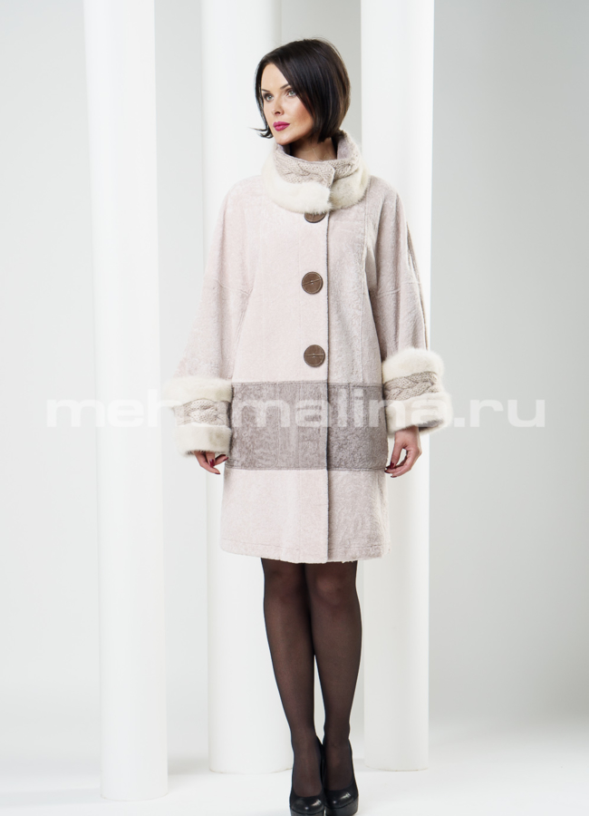 Двустороннее меховое пальто 