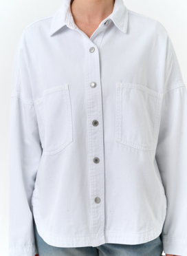 Женская джинсовая куртка рубашка