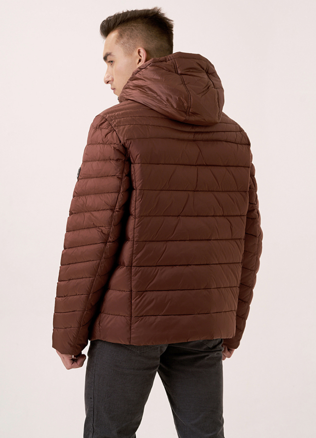 Мужская куртка со съемным капюшоном модель № 1685 в кредит