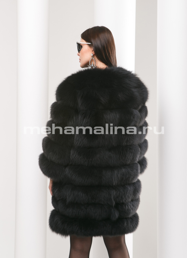 Шуба из песца модель № M-123 в кредит