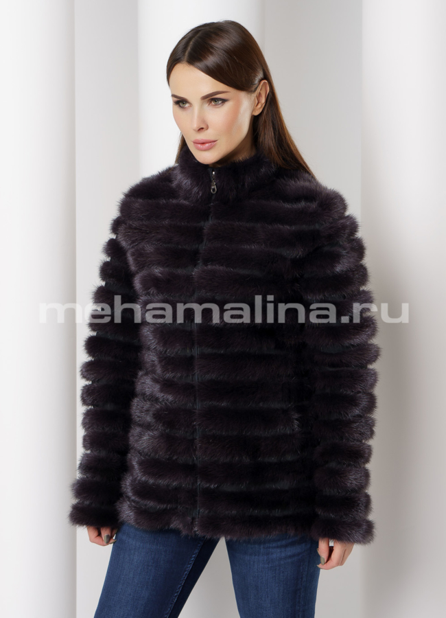 Жакет из норки модель № M-166 универмаг малина