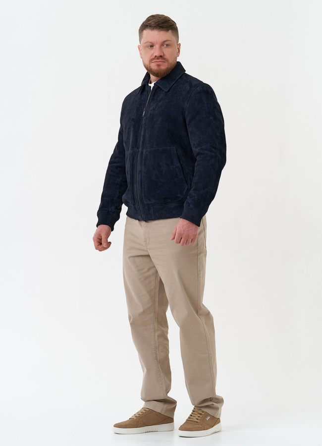 Мужская куртка бомбер из натуральной замши модель № 30065 универмаг малина Мужская куртка бомбер из натуральной замши модель № 30065 универмаг малина