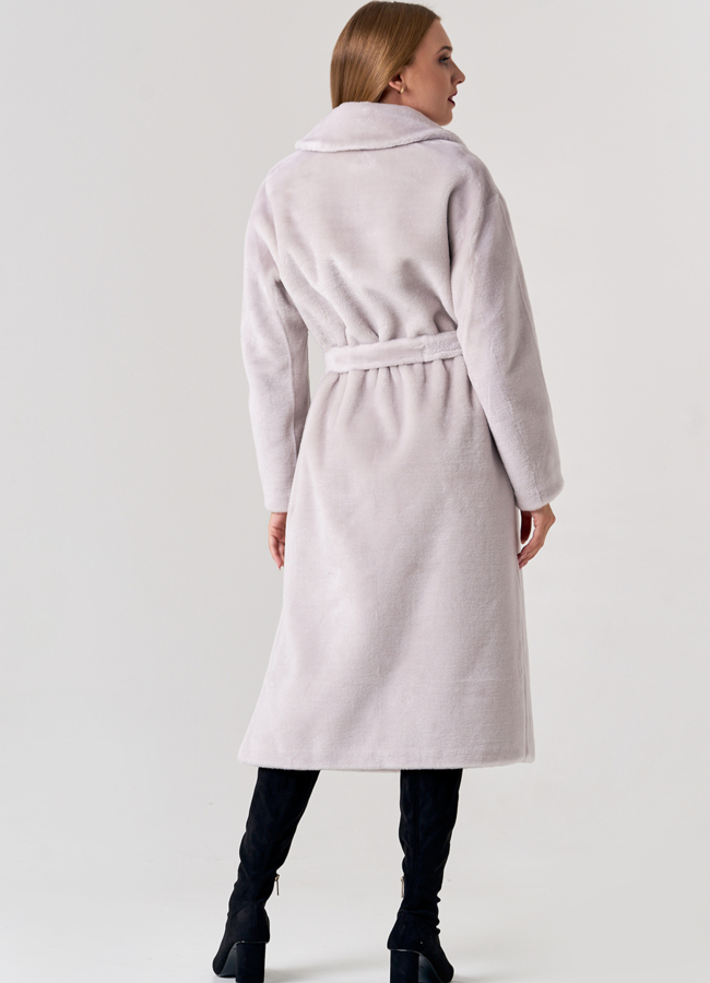 фото Женское пальто из шерсти в длине макси модель № 21549