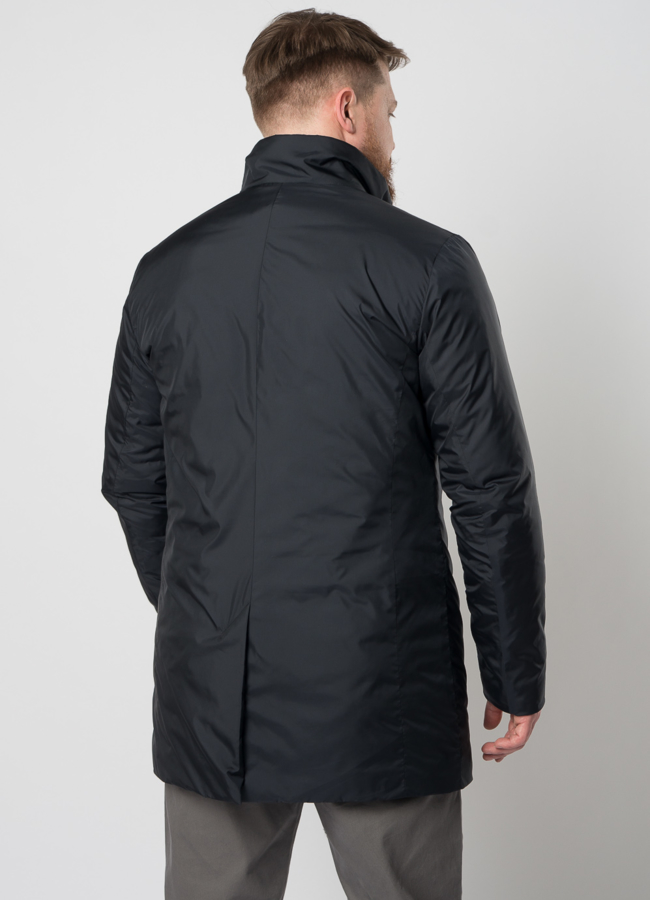 Плащ мужской утепленный синего цвета модель № BAROLO универмаг малина