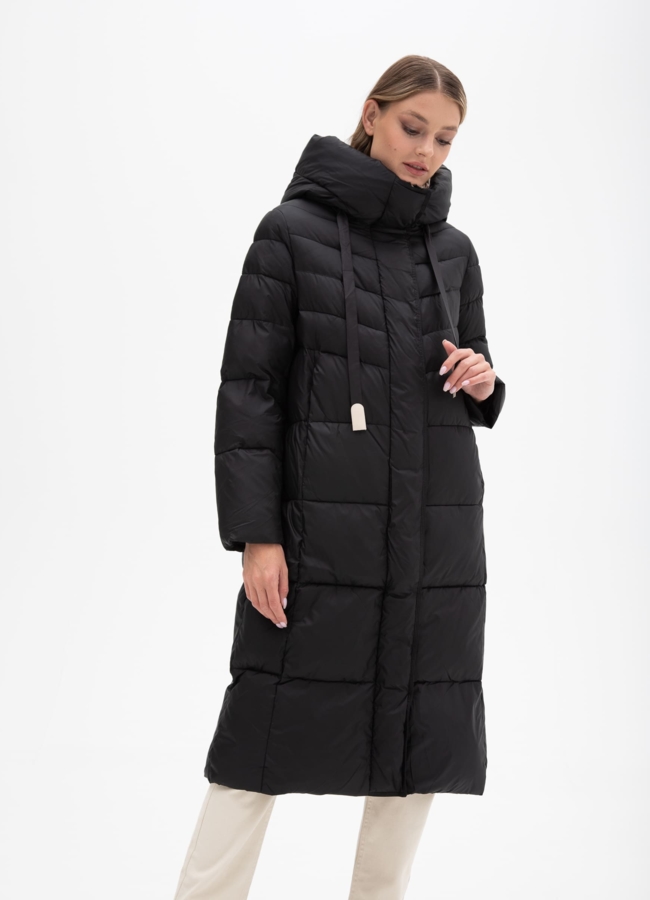 Пуховик женский с капюшоном  модель № 25794 в кредит