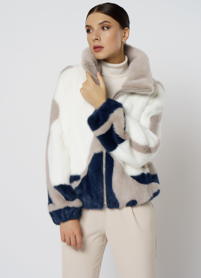 Куртка из норки модель № 1213 универмаг малина