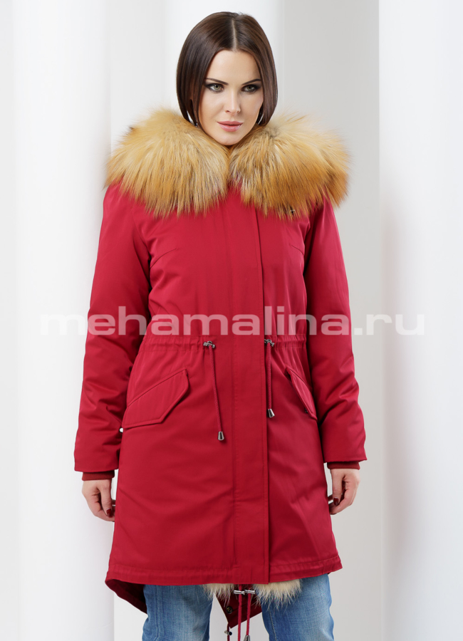 Меховая парка Malina siberian wear модель № П-86 в кредит