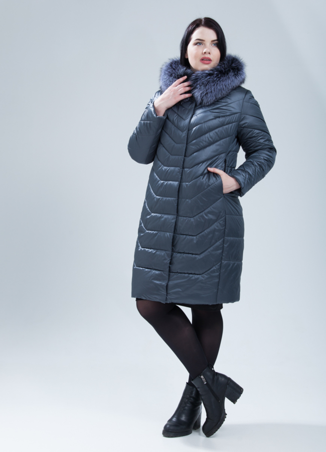 Пуховик женский модель № П-357 в рассрочку