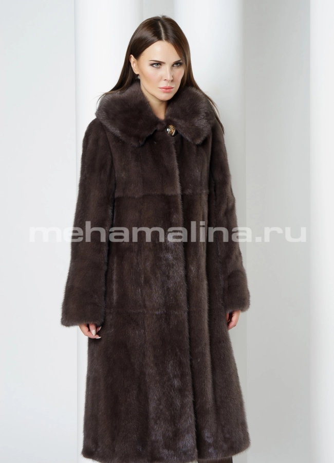 Норковая шуба модель № S-635 в рассрочку