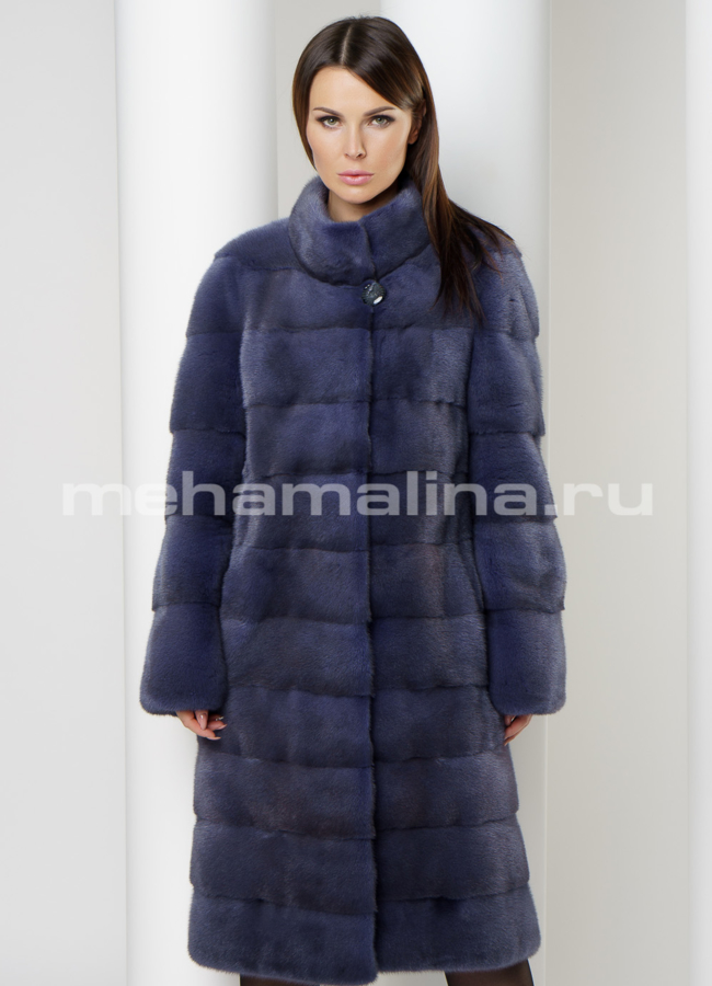 Норковая шуба модель № S-587 универмаг малина