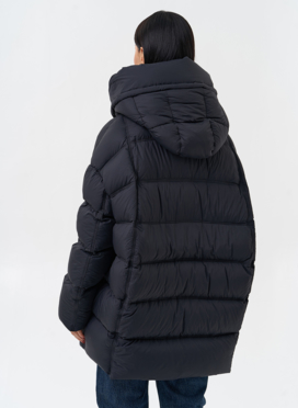 Женский пуховик с капюшоном 