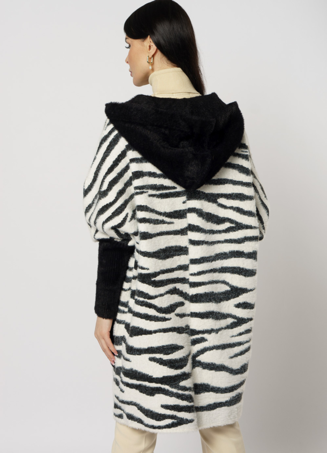 Женское пальто с принтом  модель № 956 в кредит