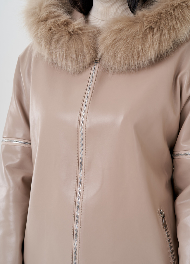 Женская куртка трансформер с капюшоном  модель № 24212 универмаг малина