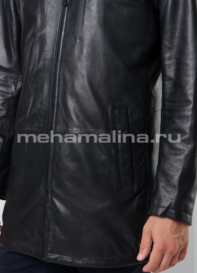 Кожаная куртка модель № KP-190 в рассрочку