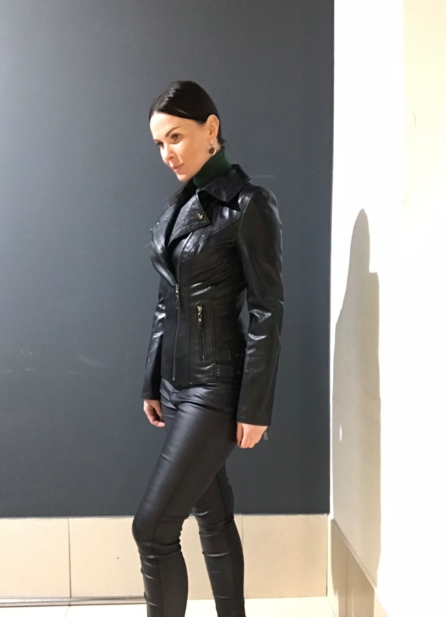 Куртка женская из эко кожи модель № 7986 в кредит