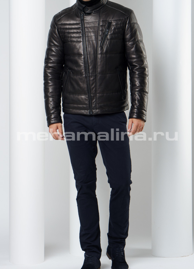 Куртка черного цвета  модель № ПМ-85 универмаг малина