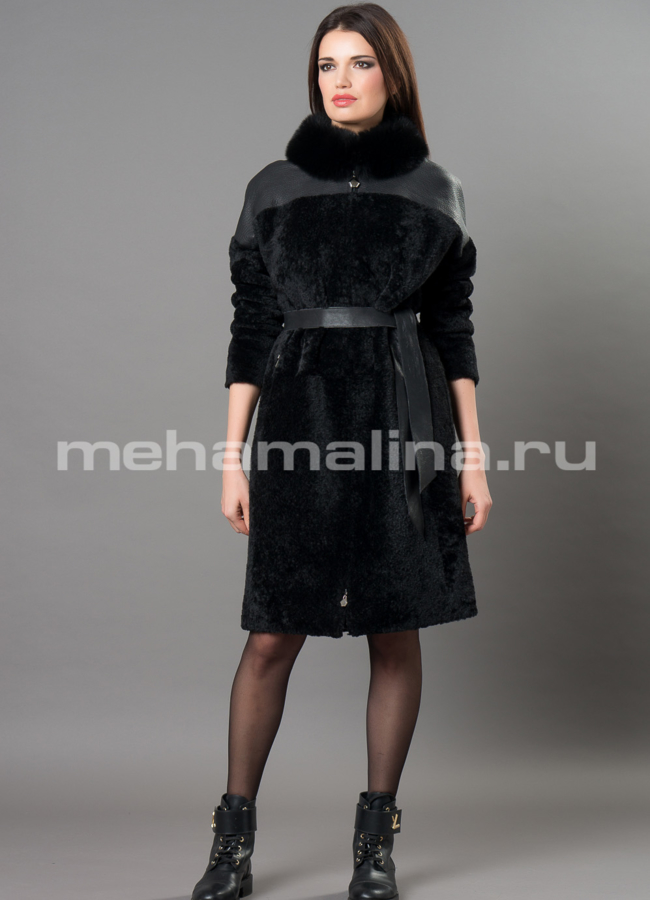 Дубленка из астрагана модель № D-240 в рассрочку