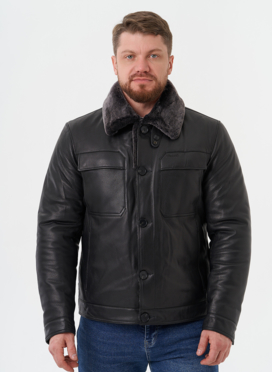 Мужская куртка из натуральной кожи
