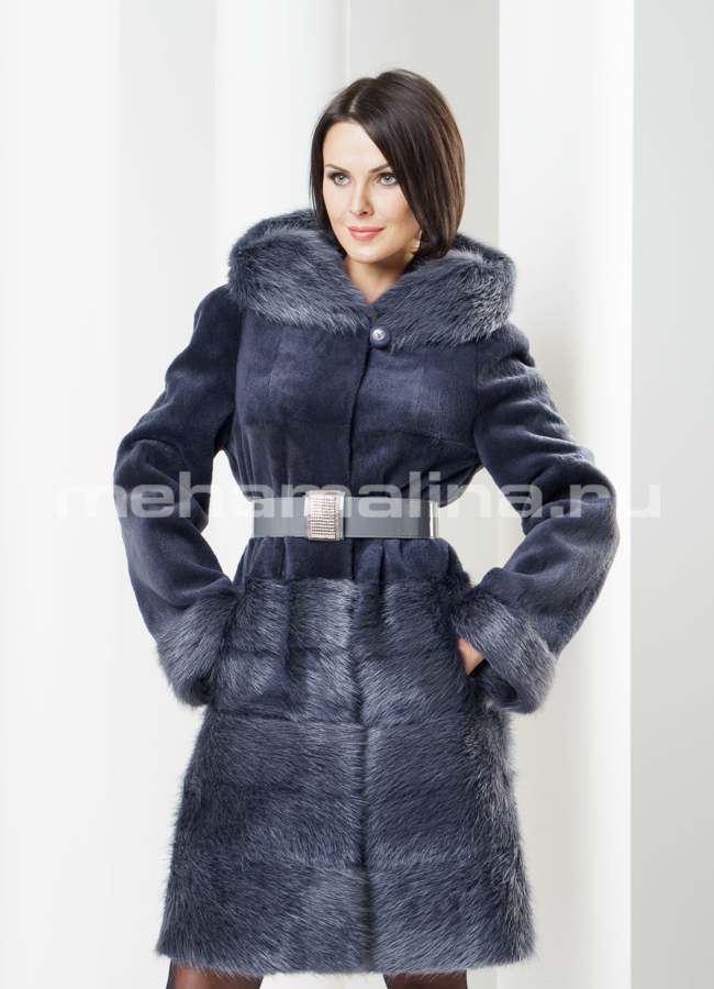 фото Шуба из нутрии 