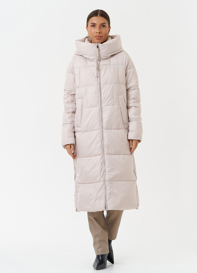 фото Женский пуховик с капюшоном модель № 28508