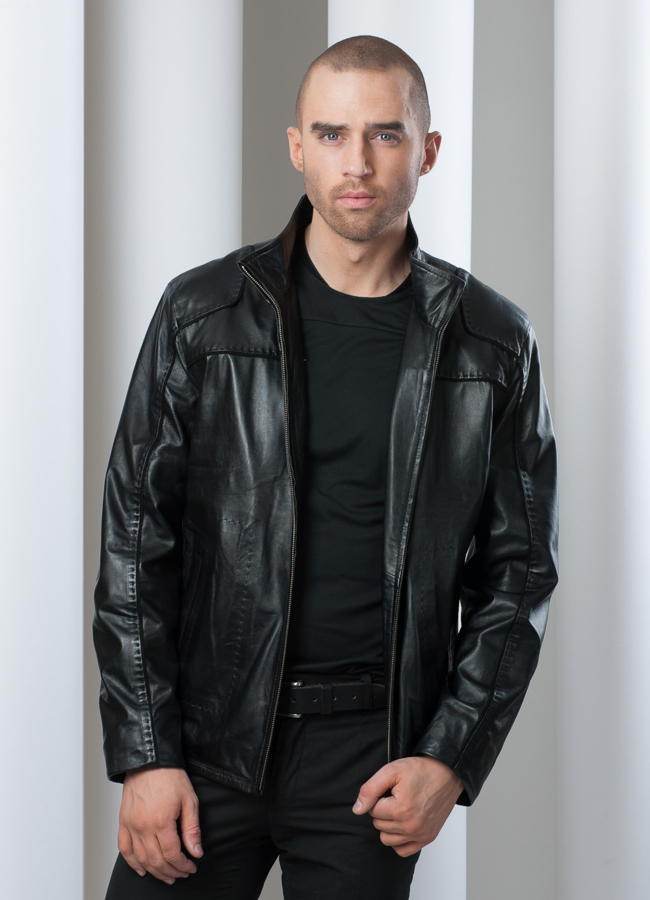 Кожаная куртка Punto модель № KP-22 в кредит