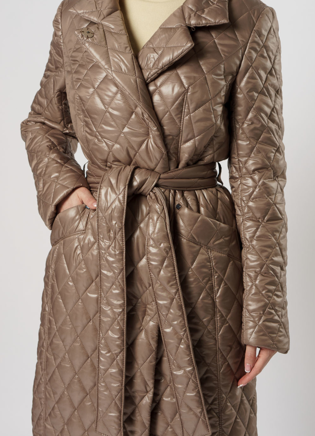 Пальто женское из текстиля на утеплителе модель № 17782 универмаг малина