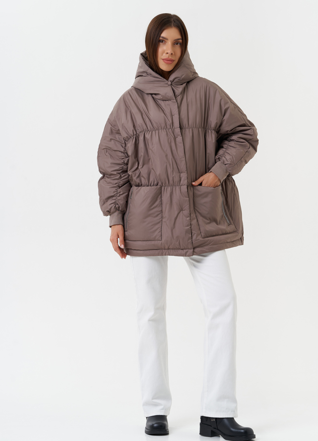 Женская куртка оверсайз модель № 27883 в рассрочку