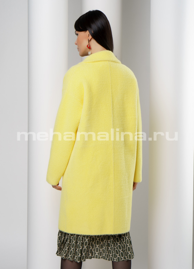 Женский кардиган в жёлтом цвете модель № 968 в кредит