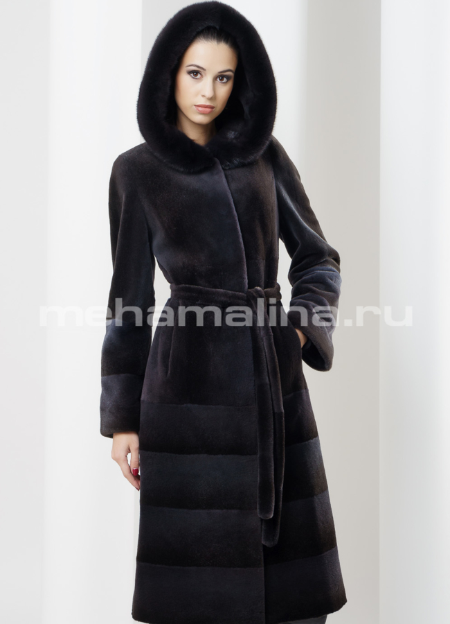фото Шуба из нутрии модель № S-463