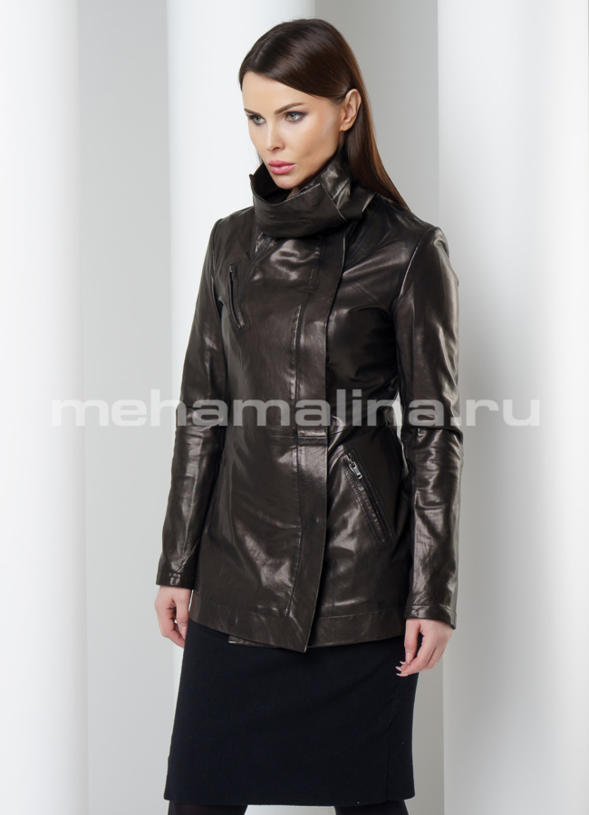 Удлиненная куртка модель № K-414 универмаг малина