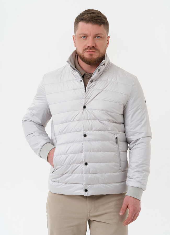 Мужская куртка серого цвета модель № 30210 универмаг малина Мужская куртка серого цвета модель № 30210 универмаг малина