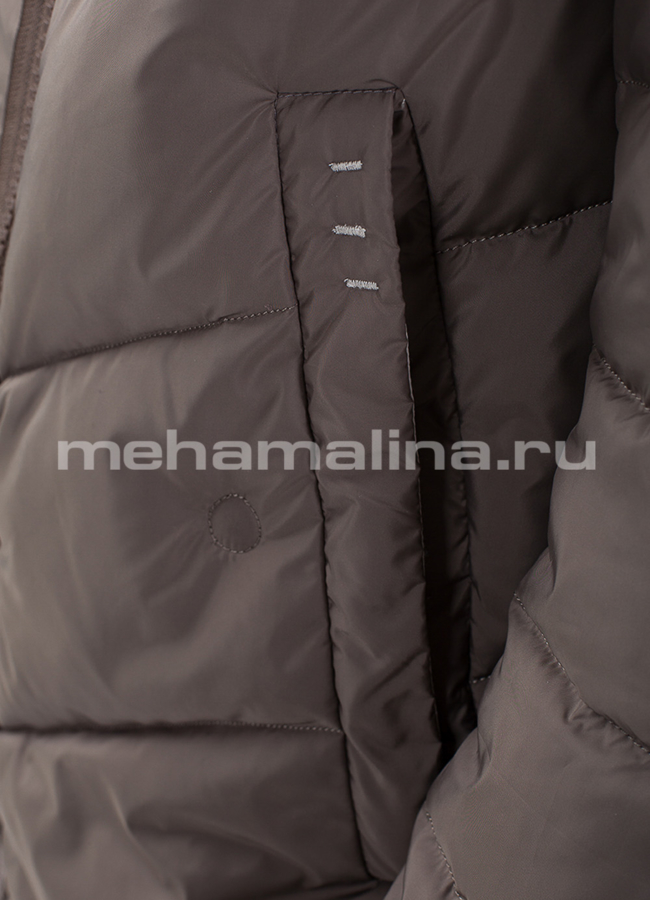 Пуховик зимний Clasna модель № П-265 универмаг малина