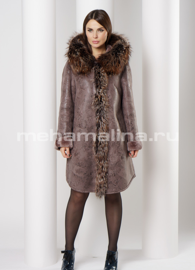 Дубленка эко модель № 766 в рассрочку