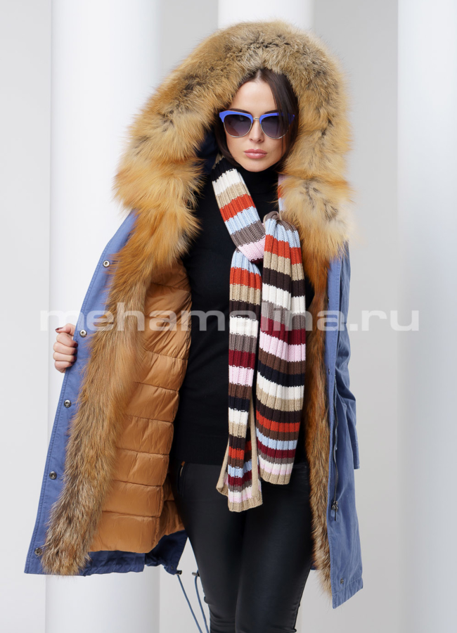 Женская парка модель № П-99 универмаг малина