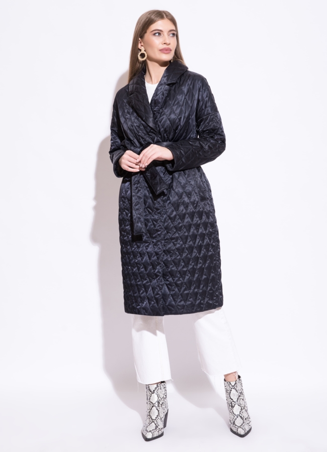 Пальто из полиэстера с английским воротником модель № 0022 универмаг малина