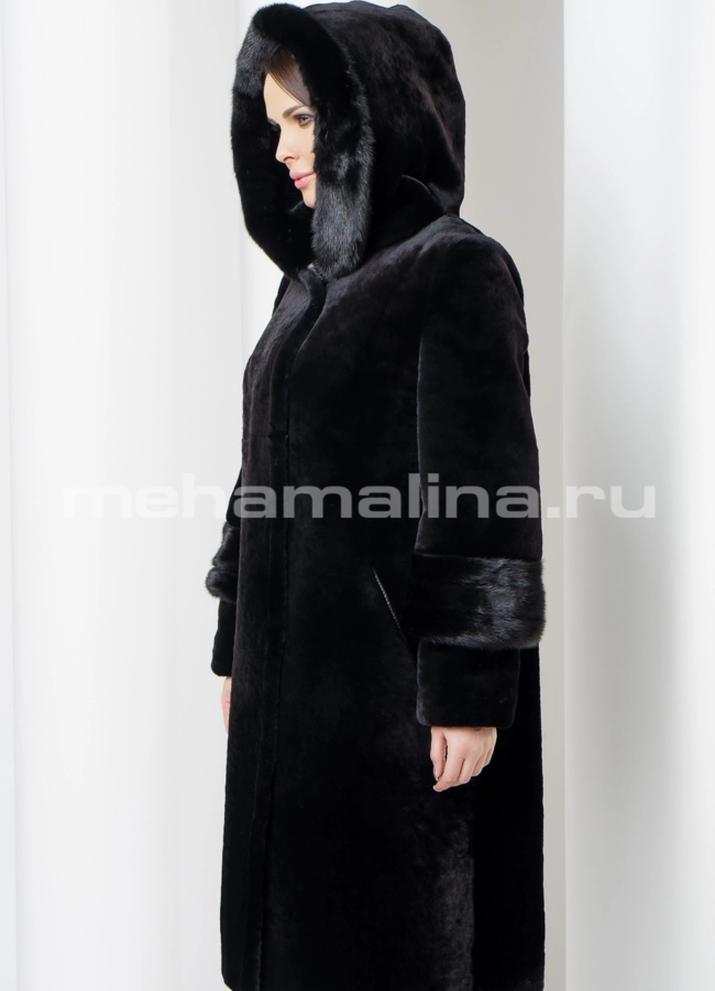 Шуба мутон модель № S-563 универмаг малина