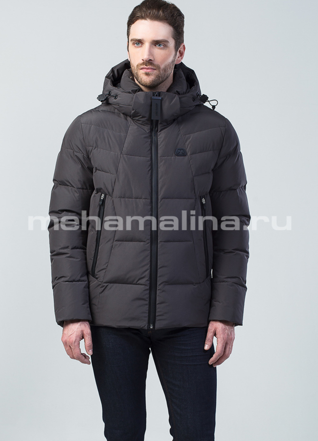 Пуховик мужской на биопухе модель № КМ-47 в кредит