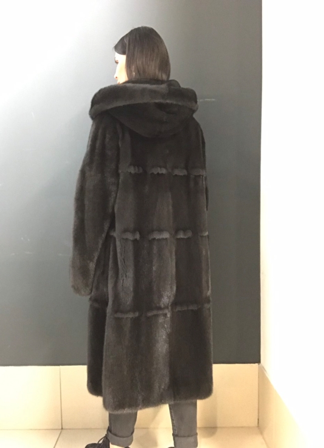 фото Шуба из скандинавской норки модель № S-752