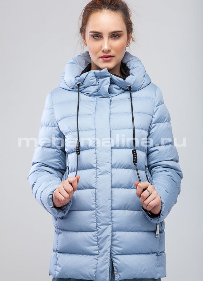 Утепленная куртка Clasna модель № П-171 меха малина