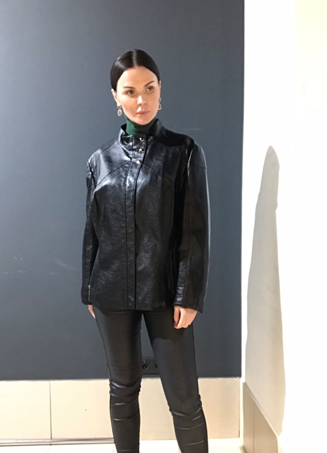 Куртка женская из эко кожи модель № 8606 в рассрочку