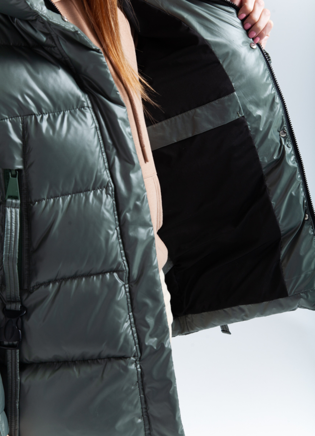 Пуховик женский модель № 823 универмаг малина