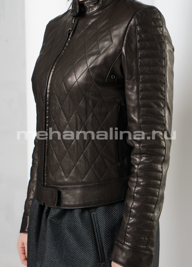 Куртка из натуральной кожи модель № 7098 в кредит