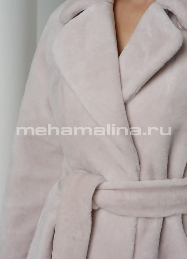 Пальто с английским воротником на кнопках модель № 023 универмаг малина