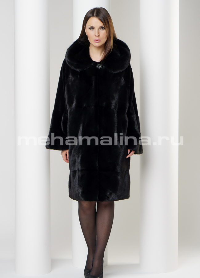 Шуба из скандинавской норки модель № S-576 в рассрочку