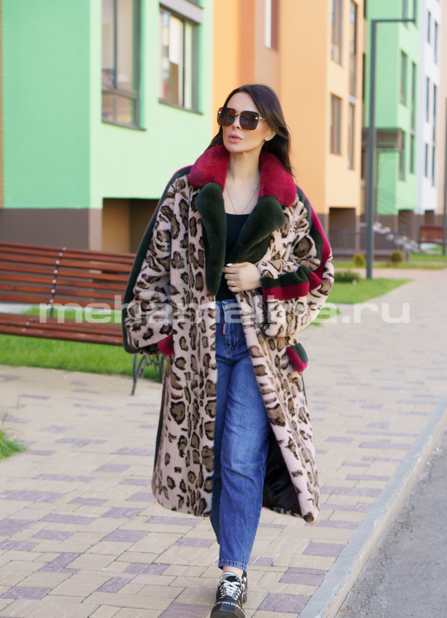 Норковая шуба модель № S-703 в рассрочку