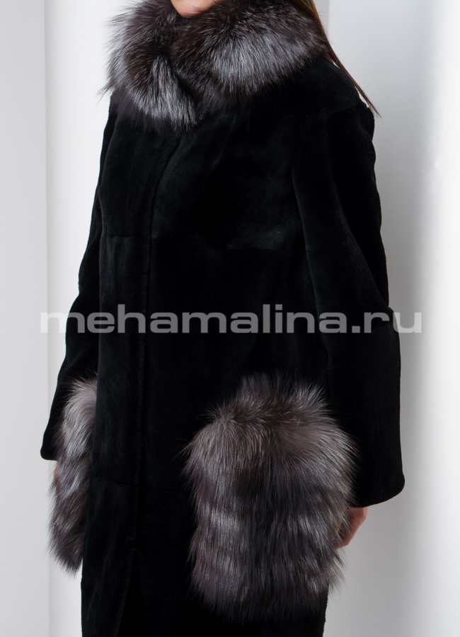 Шуба из меха нутрии модель № S-544 в кредит