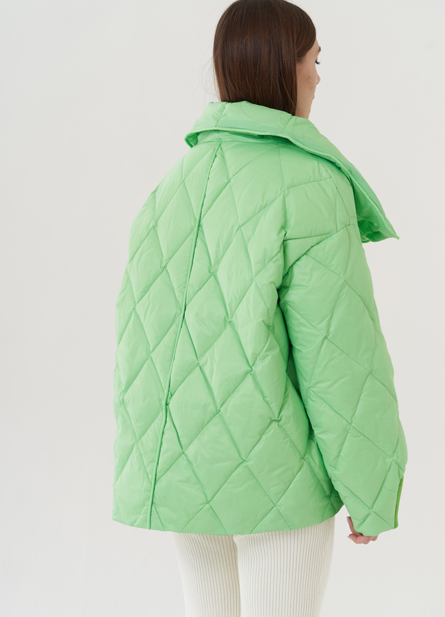 Куртка женская оверсайз  модель № 25949 универмаг малина