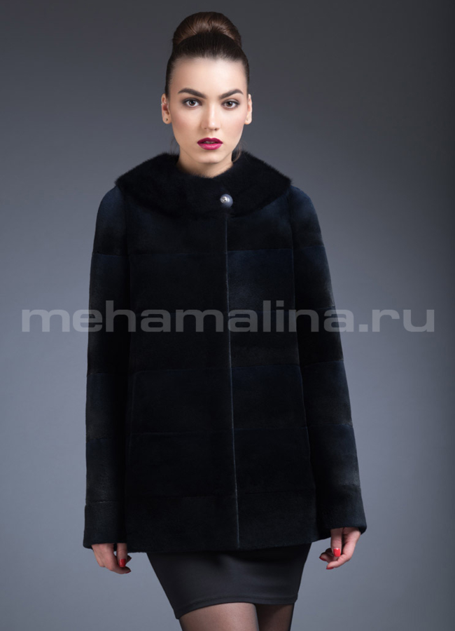 Шуба из нутрии 